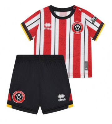 Sheffield United Hemmakläder Barn 2024-25 Kortärmad (+ Korta byxor)